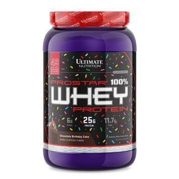 Сывороточный протеин Ultimate Nutrition Prostar Whey 907 г Chocolate Birthday Cake