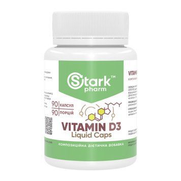 Вітамін Д3 Stark Pharm Vitamin D3 Liquid Caps 2000IU 90 капсули