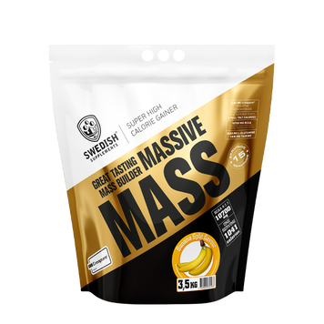 Гейнер для набору маси Swedish Supplements Massive Mass 3500 грамм banana split