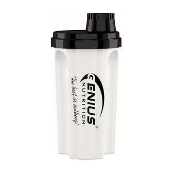 Шейкер спортивный Genius Nutrition Shaker 700 белый с черным