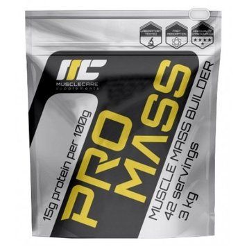 Гейнер для набору маси Muscle Care Pro Mass 3000 грам Полуниця