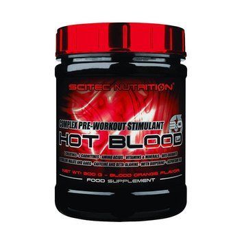 Передтренувальний комплекс Scitec Nutrition Hot Blood 3.0 (300 г) orange-maracuja