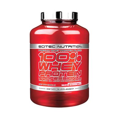 Сывороточный протеин концентрат Scitec Nutrition 100% Whey Protein Professional 2300 грамм Клубника