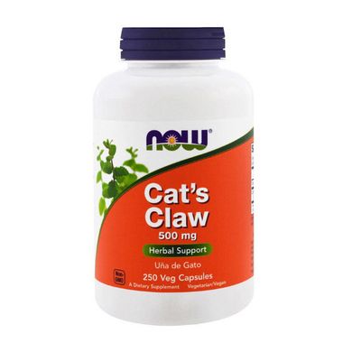 Кошачий коготь экстракт Now Foods Cat`s Claw 500 mg 250 капс
