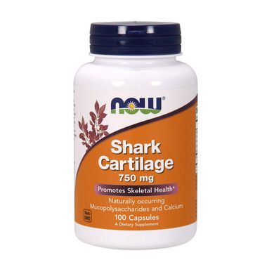 Акулий хрящ Now Foods Shark Cartilage 750 mg 100 капс