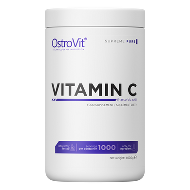 Вітамін C OstroVit Vitamin C (1000 г) Natural