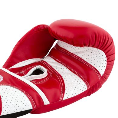 Боксерские перчатки PowerPlay 3019 красные 14 унций