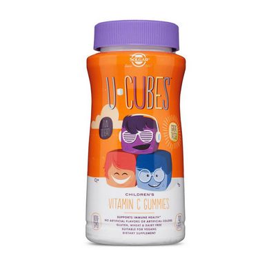 Вітамін C для дітей Solgar U-Cubes Children's Vitamin C (90 жувачек)