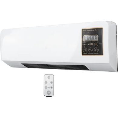 Настінний мобільний кондиціонер з обігрівом та пультом Wall Air Cooler 2000 Вт охолодження та обігрів для дому офісу дачі