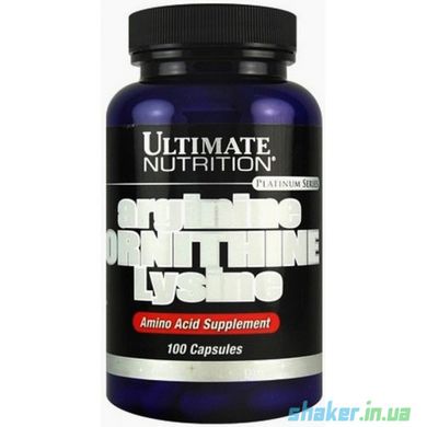 Комплекс аминокислот Ultimate Nutrition Arginine Ornithine Lysine 100 капс