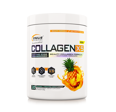 Колаген Genius Nutrition Collagen X5 360 грам Малина