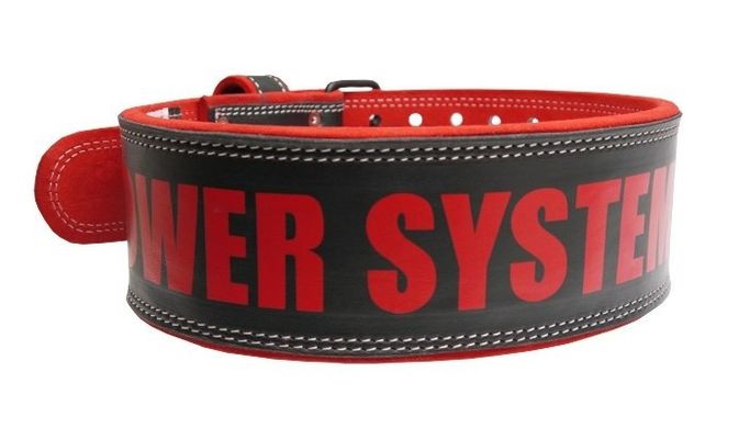 Пояс для важкої атлетики Power System Beast PS-3830 Black/Red M