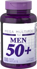 Витамины для мужчин Piping Rock Mega Multiple for Men 50 Plus 100 каплет