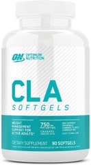 Конъюгированная линолевая кислота Optimum Nutrition CLA 90 капс