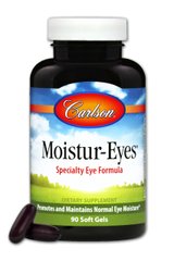 Комплекс для Підтримки Око, Moistur-Eyes, Carlson, 90 желатинових капсул