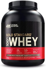 Сироватковий протеїн ізолят Optimum Nutrition EU Gold Standard 100% Whey 2270 грам extreme milk chocolate