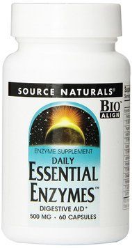 Ефірні Ензими 500мг, Source Naturals, 60 гелевих капсул