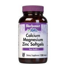 Кальций Магний Цинк Bluebonnet Nutrition Calcium Magnesium Zinc 60 капсул