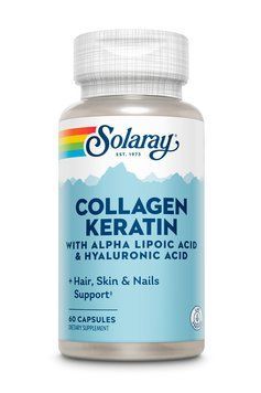 Колаген Solaray Collagen Keratin type 1,2 & 3 60 капсул