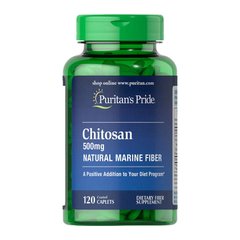 Хитозан Puritan's Pride Chitosan 500 mg (120 таб) пуританс прайд