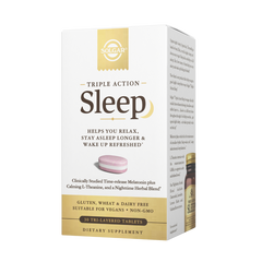 Вітаміни для сну Solgar Sleep triple action 60 таблеток