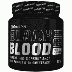 Передтренувальний комплекс BioTech Black Blood (330 г) биотеч Blueberry