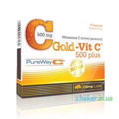 Витамин C Olimp Gold-Vit C 500 Plus (30 капс) олимп