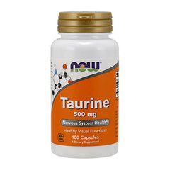 Таурин Now Foods Taurine 500 mg (100 капс) нау фудс