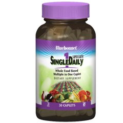 Мультивітаміни з залізом, Single Daily, Bluebonnet Nutrition, 30 капсул