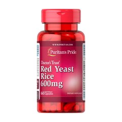 Красный дрожжевой рис Puritan's Pride Red Yeast Rice 600 mg 60 капсул