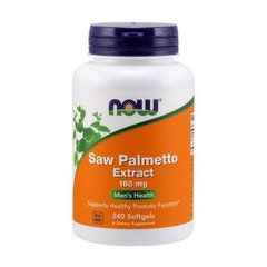 Со пальметто Now Foods Saw Palmetto Extract 160 mg (240 капс) нау фудс