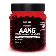 L-аргинин альфа-кетоглютарат Evolite Nutrition AAKG Extreme 300 капсул