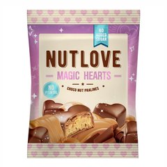 Цукерки AllNutrition Nut Love Magic Hearts 100 г Choco Nut Pralines