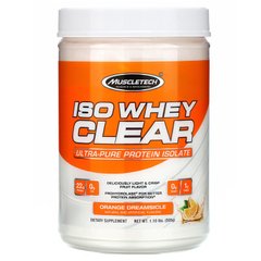 Сироватковий протеїн ізолят Muscletech Iso Whey Clear 503 грам Апельсиновий мрійник