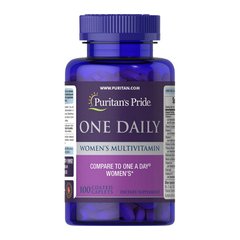 Вітаміни для жінок Puritan's Pride One Daily Women's Multivitamin (100 таб)