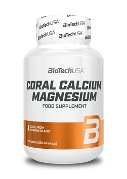 Кораловий кальцій + магній BioTech Coral Calcium - Magnesium (100 таб)