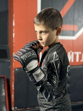 Перчатки для MMA PowerPlay 3075 Черно-белые L