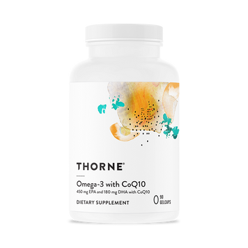 Омега-3 з коензимом Q10 Thorne Research Omega-3 with CoQ10 90 гелевих капсул
