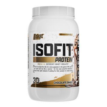 Сироватковий протеїн ізолят Nutrex Isoﬁt 1050 г Chocolate Shake
