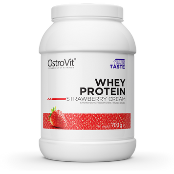 Сироватковий протеїн концентрат OstroVit Whey Protein 700 г strawberry