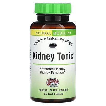 Тоник для почек, Kidney Tonic, Herbs Etc., 60 мягких таблеток