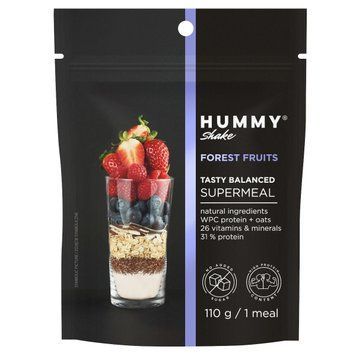 Замінник харчування AllNutrition Hummy Shake Tasty Balanced Supermeal 110 г Forest Fruits