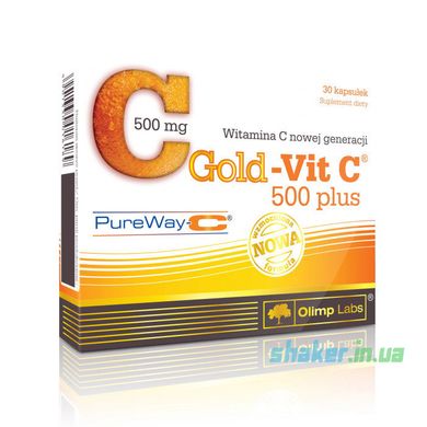 Вітамін C Olimp Gold-Vit C 500 Plus (30 капс)