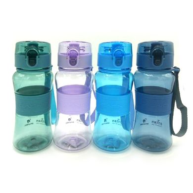 Пляшка для води CASNO 400 мл KXN-1104 Tritan Синя
