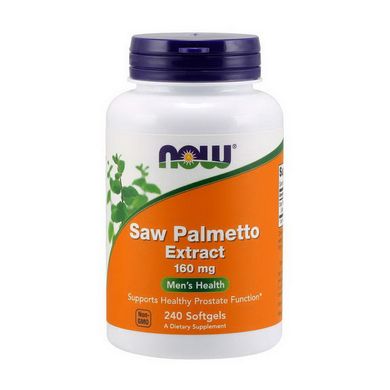 Со пальметто Now Foods Saw Palmetto Extract 160 mg 240 капс