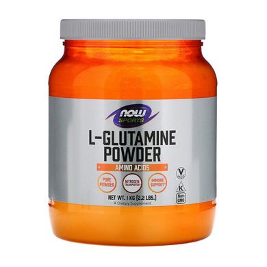Глютамін NOW L-Glutamine Powder 1000 г без смаку