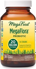 Пробиотик MegaFlora, MegaFood, 30 капсул