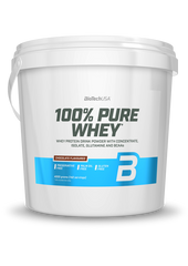 Сывороточный протеин концентрат BioTech 100% Pure Whey (4000 г) Бурбонская Ваниль