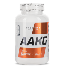 L-аргінін альфа-кетоглютарат Progress Nutrition AAKG 1000 60 таблеток