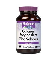 Кальцій магній цинк Bluebonnet Nutrition Calcium Magnesium Zinc 60 капсул